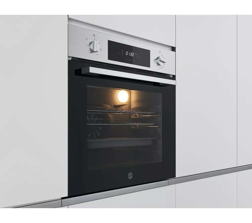 HOOVER HOC3858IN Electric Pyrolytic Oven - Stainless Steel & Black
