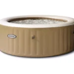INTEX Pure Spa Bubble Massage Inflatable Hot Tub - 4 people  Khaki