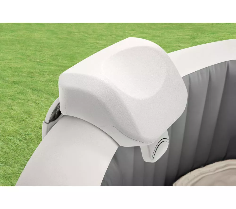 INTEX Pure Spa Greywood Deluxe Inflatable Hot Tub - 6 people Grey