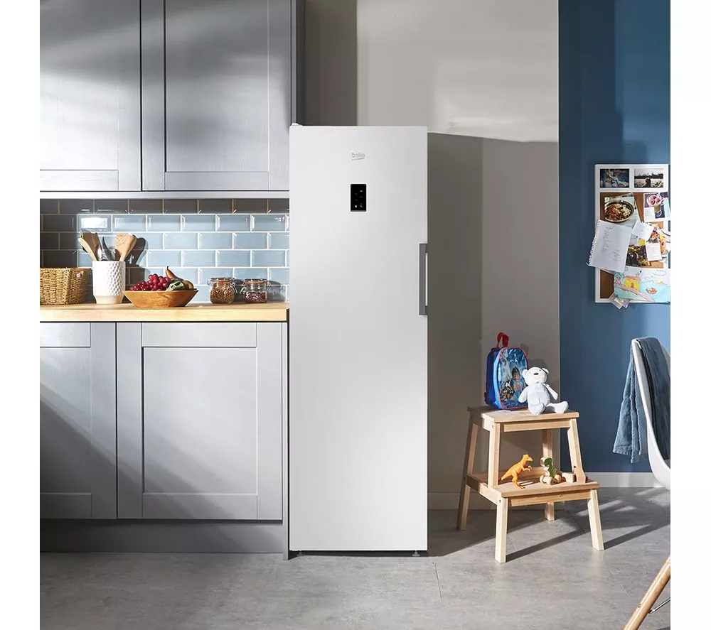 BEKO Pro FNP4686W Tall Freezer - White