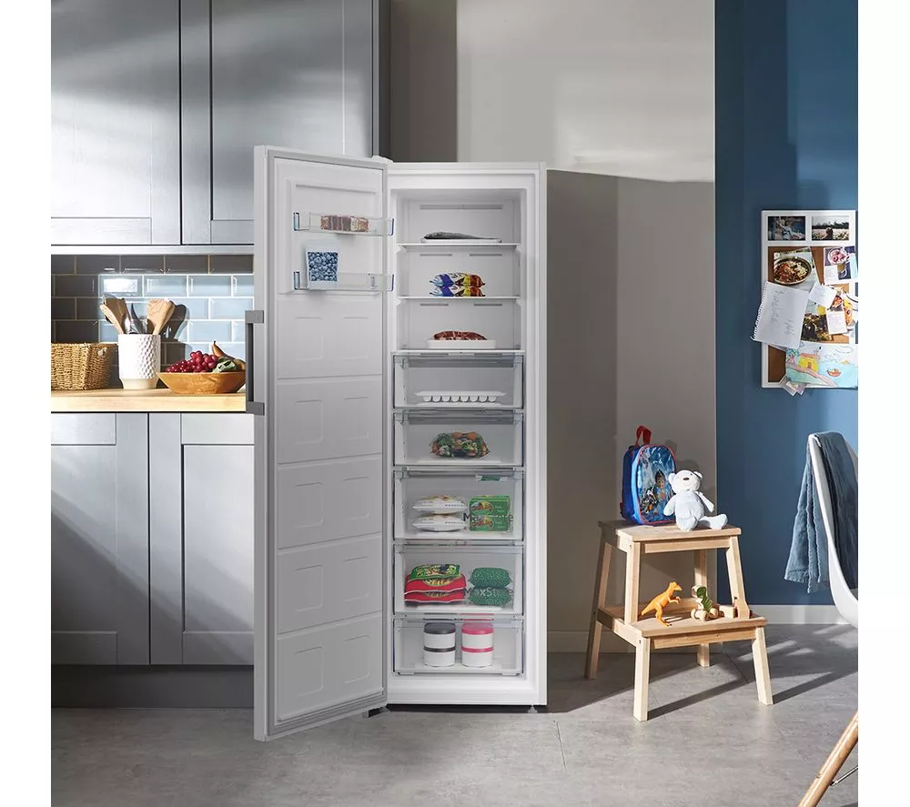 BEKO Pro FNP4686W Tall Freezer - White