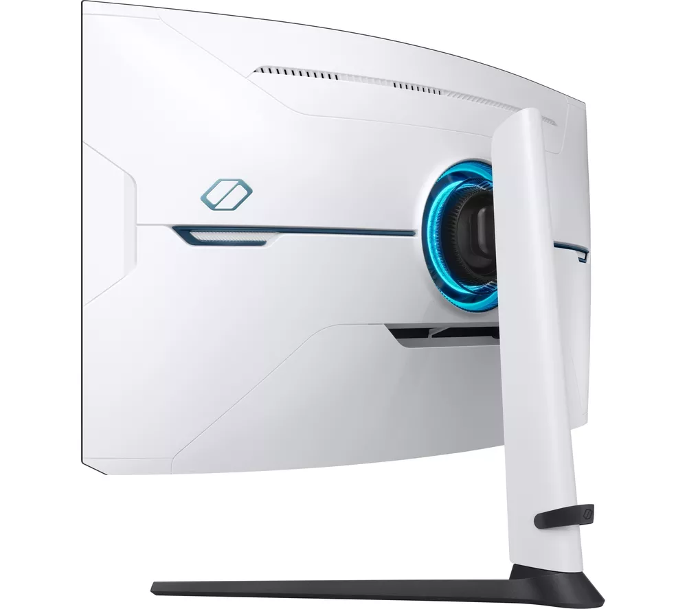 SAMSUNG Odyssey Neo G8 4K Ultra HD 32" Curved Quantum Dot Mini LED Gaming Monitor - Black & White