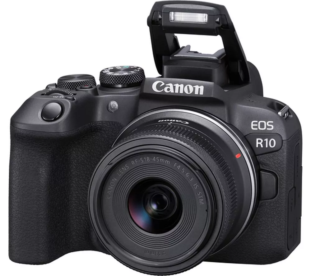 CANON EOS R10 Mirrorless Camera with RF-S 18-45 mm f/4.5-6.3 IS STM Lens