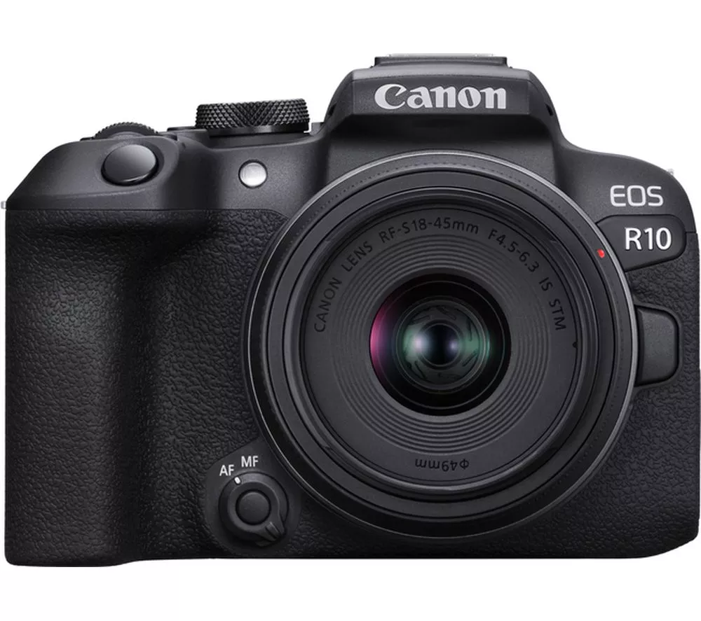 CANON EOS R10 Mirrorless Camera with RF-S 18-45 mm f/4.5-6.3 IS STM Lens