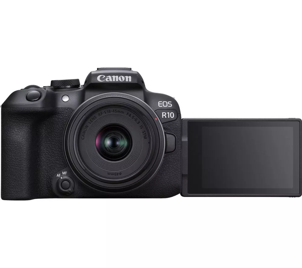 CANON EOS R10 Mirrorless Camera with RF-S 18-45 mm f/4.5-6.3 IS STM Lens
