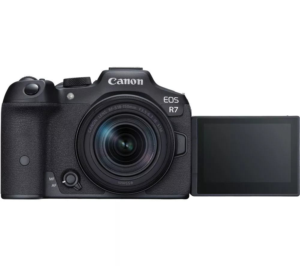 CANON EOS R7 Mirrorless Camera with RF-S 18-150 mm f 3.5-6.3 IS STM Lens