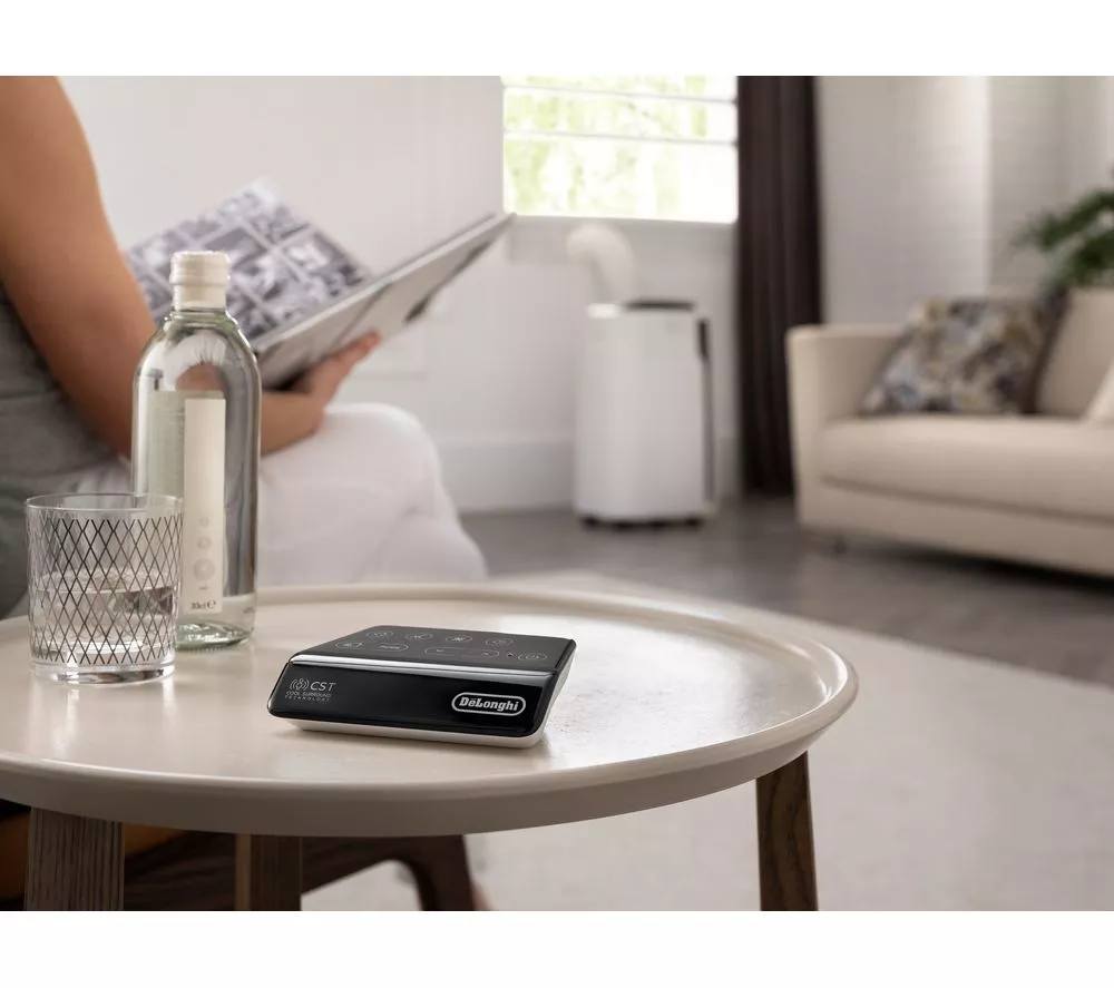 DELONGHI Pinguino EL112CST 11000 BTU Smart Air Conditioner & Dehumidifier - White