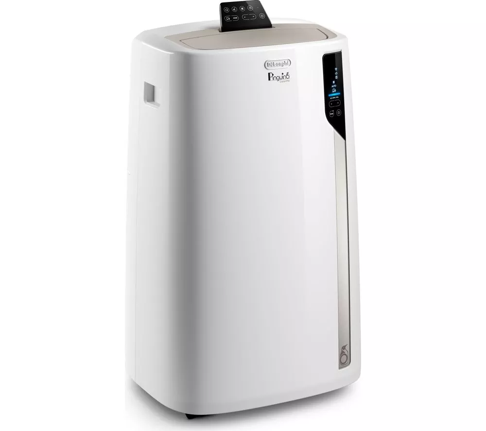 DELONGHI Pinguino EL112CST 11000 BTU Smart Air Conditioner & Dehumidifier - White