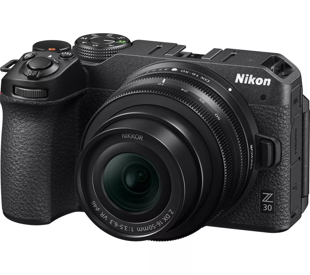 NIKON Z 30 Mirrorless Camera with NIKKOR Z DX 16-50 mm f 3.5-6.3 VR Lens