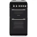 MONTPELLIER MDOG50LK 50 cm Gas Cooker - Black & Silver