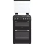 MONTPELLIER MDOG60LK 60 cm Gas Cooker - Black & Silver