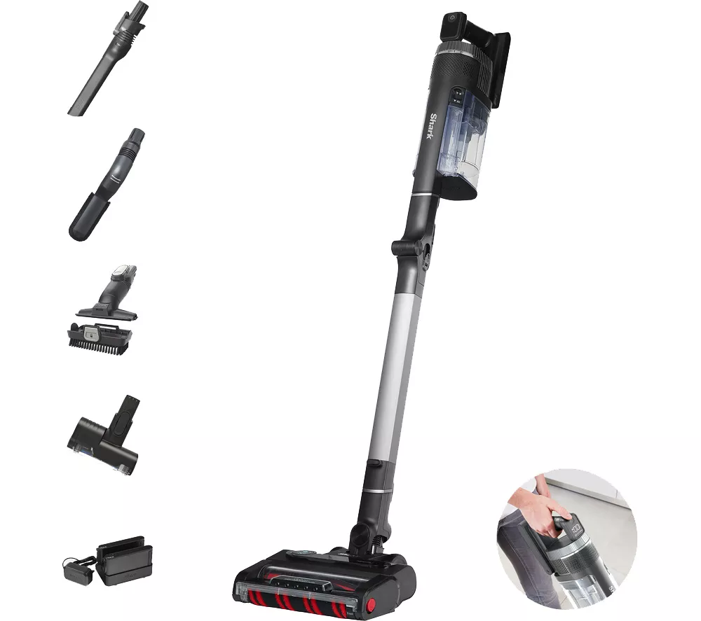 SHARK Stratos Anti Hair Wrap Plus Pet Pro IZ420UKT Cordless Vacuum Cleaner - Silver