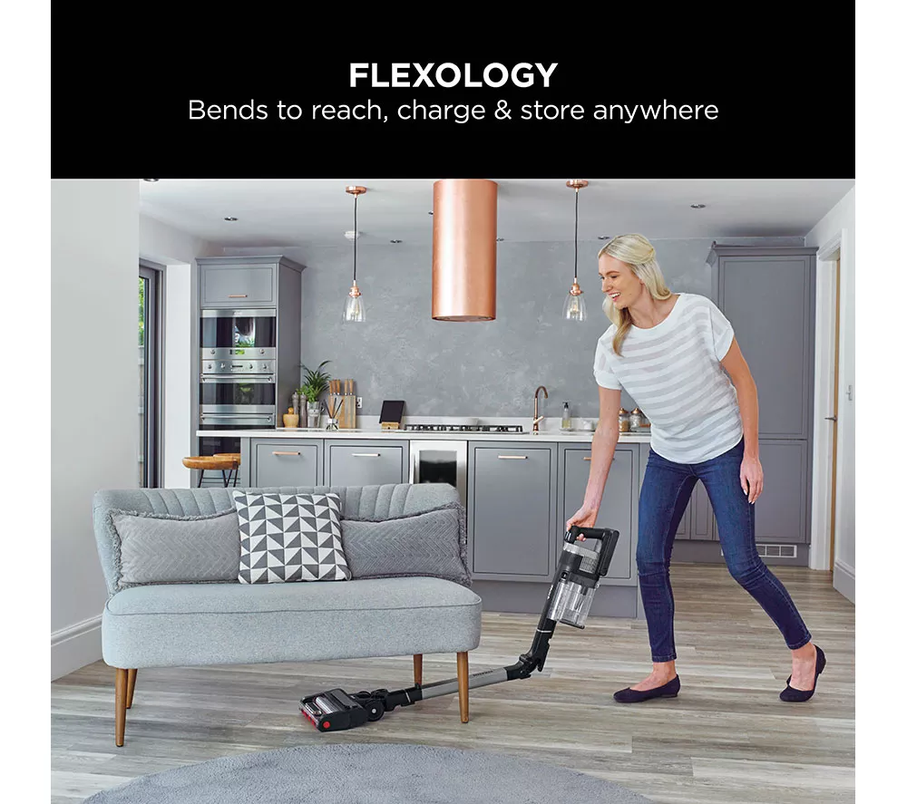 SHARK Stratos Anti Hair Wrap Plus Pet Pro IZ420UKT Cordless Vacuum Cleaner - Silver