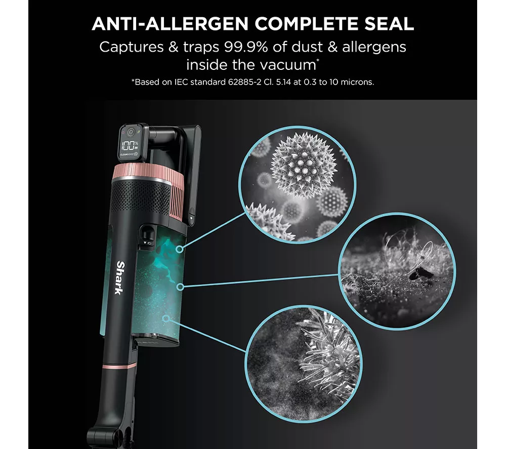SHARK Stratos Anti Hair Wrap Plus IZ400UK Cordless Vacuum Cleaner - Rose Gold