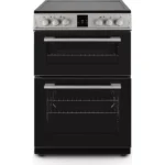 MONTPELLIER MDOC60FS 60 cm Electric Ceramic Cooker - Black & Silver