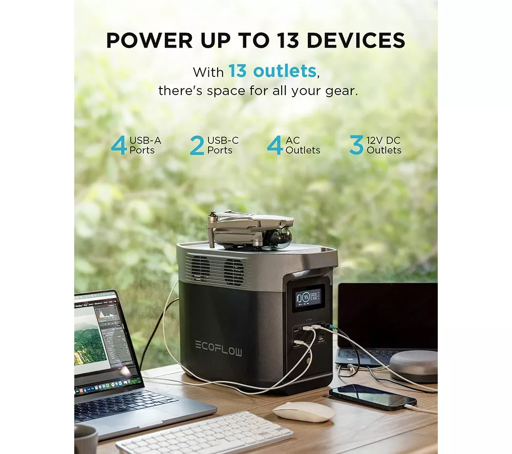 ECOFLOW DELTA 2 1024 Wh Portable Power Station