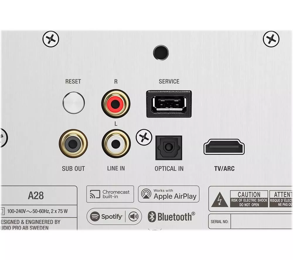 AUDIO PRO A28 Wireless Multi-room Speakers - White