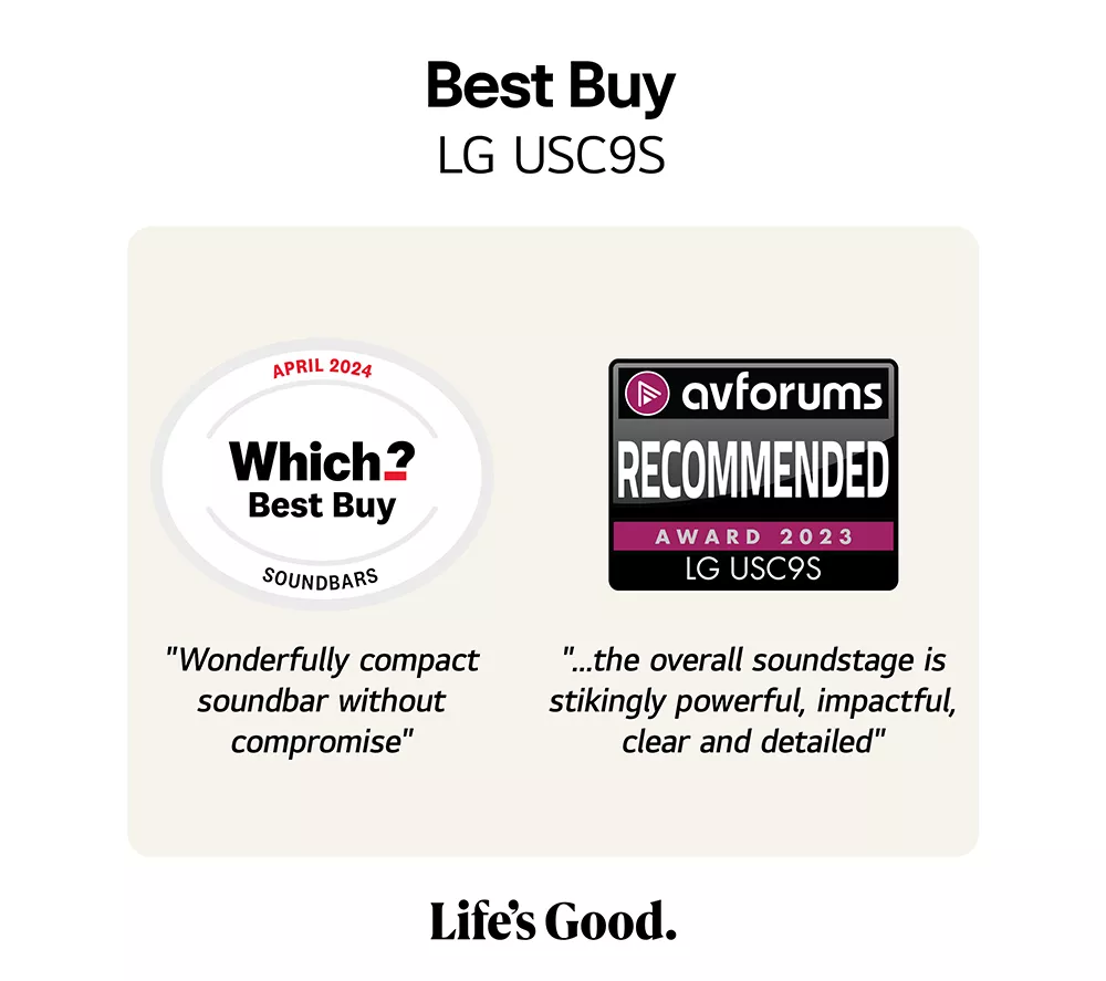LG USC9S 3.1.3 Wireless Sound Bar with Dolby Atmos