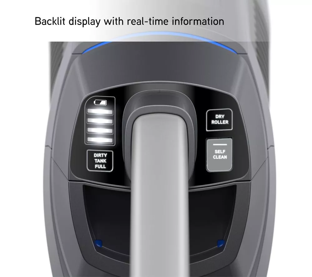 VAX ONEPWR Glide 2 Upright Hard Floor Cleaner - Graphite & Blue