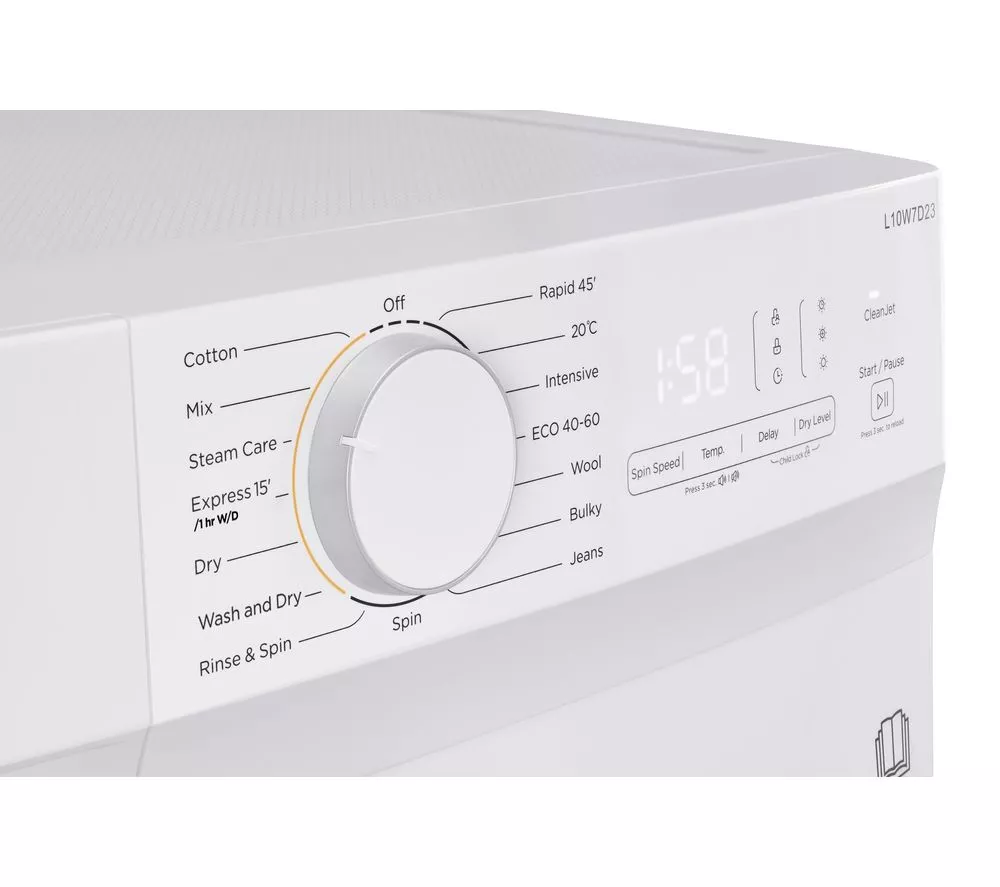 LOGIK L10W7D23 10 kg Washer Dryer - White