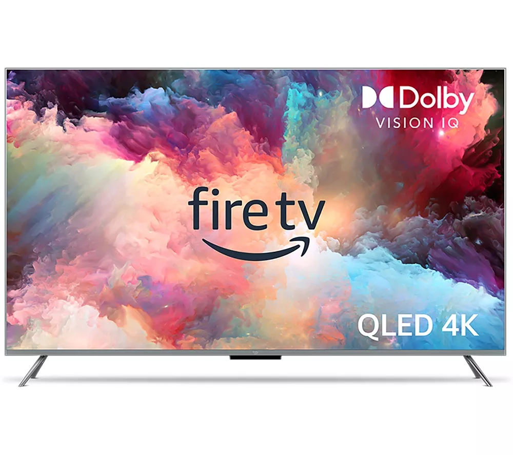 AMAZON Omni QLED Series Fire TV QL65F601U 65" Smart 4K Ultra HD HDR TV with Amazon Alexa
