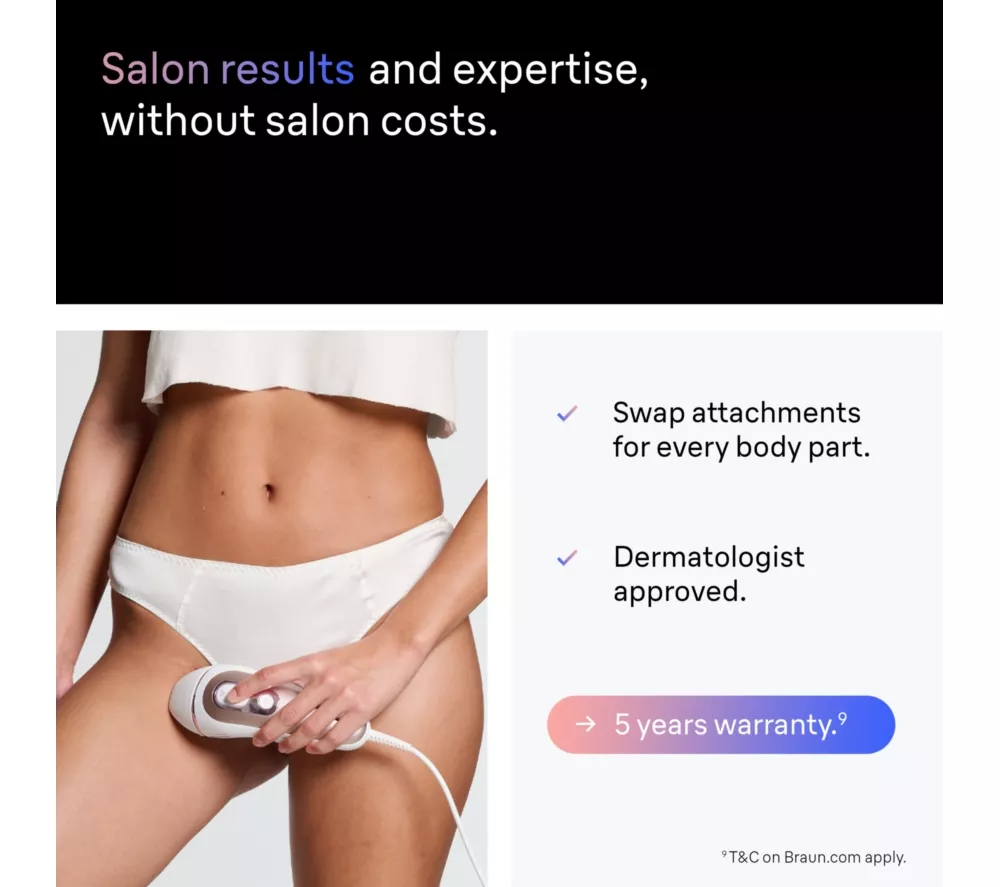BRAUN Silk-expert PL7387 IPL Hair Removal System - White