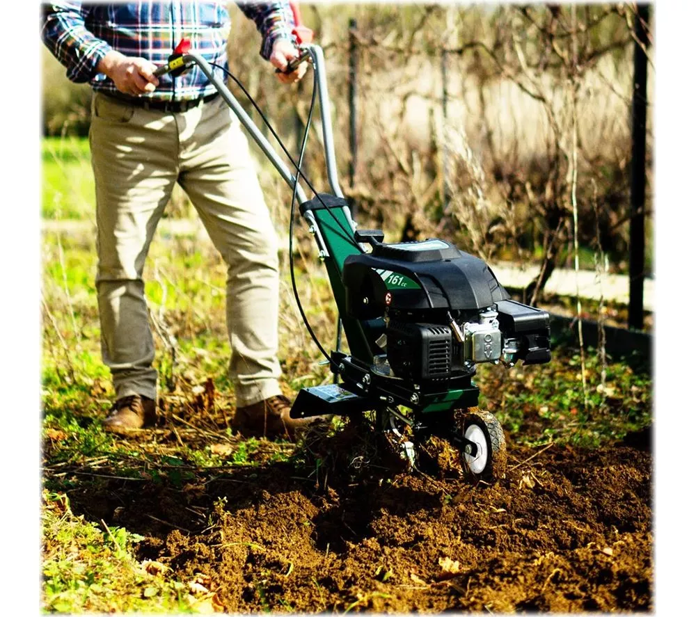 WEBB WEPT360MM Petrol Tiller - Black & Green
