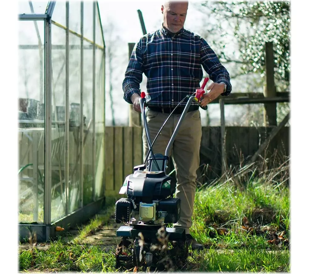 WEBB WEPT360MM Petrol Tiller - Black & Green