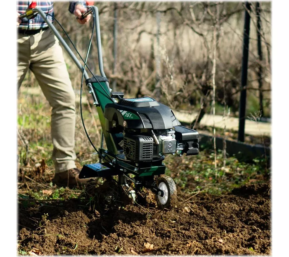 WEBB WEPT360MM Petrol Tiller - Black & Green