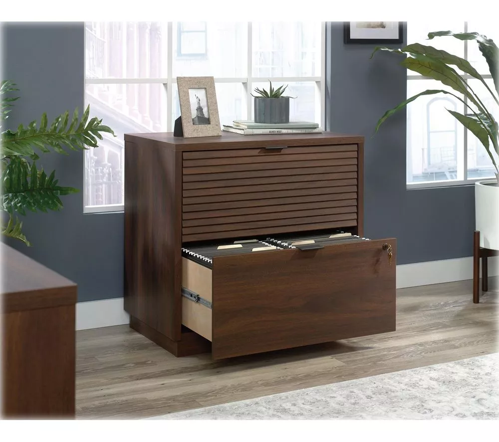 TEKNIK Elstree Lateral Filing Cabinet - Spiced Mahogany