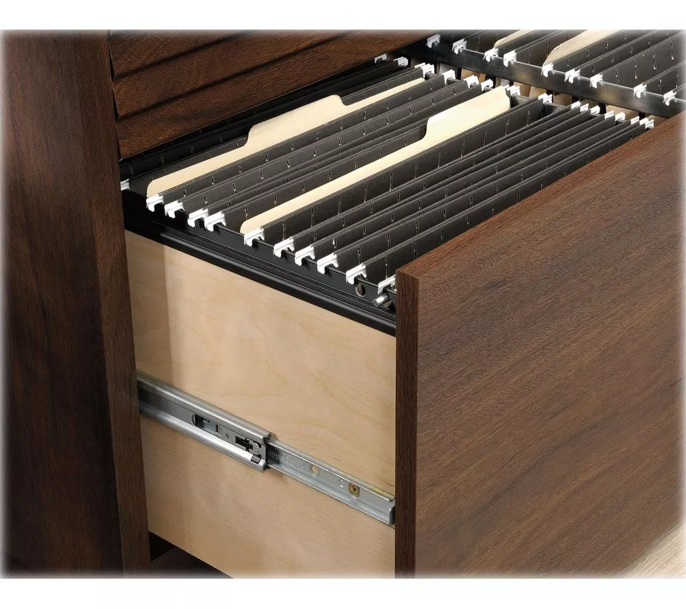 TEKNIK Elstree Lateral Filing Cabinet - Spiced Mahogany
