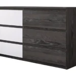 TEKNIK Hudson 5425709 Chest of Drawers - Charcoal Ash & Pearl Oak