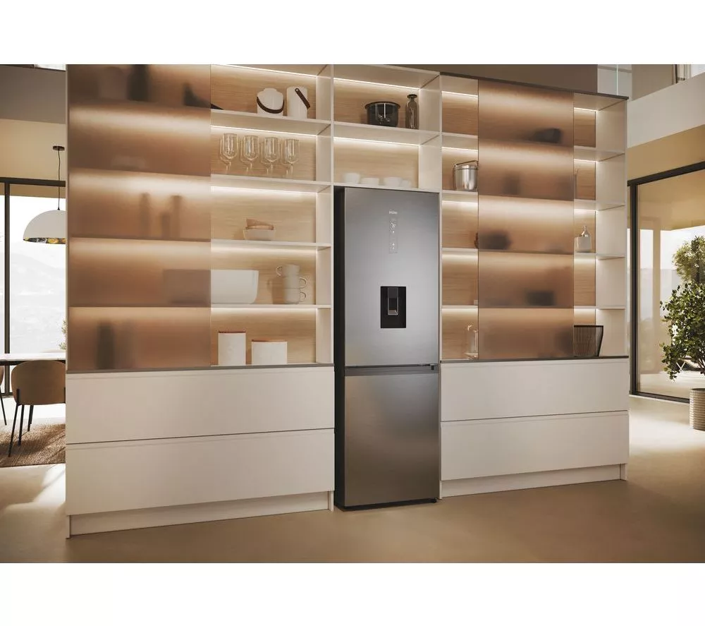 HAIER HDPW5618DWPK Smart 60 40 Fridge Freezer - Inox