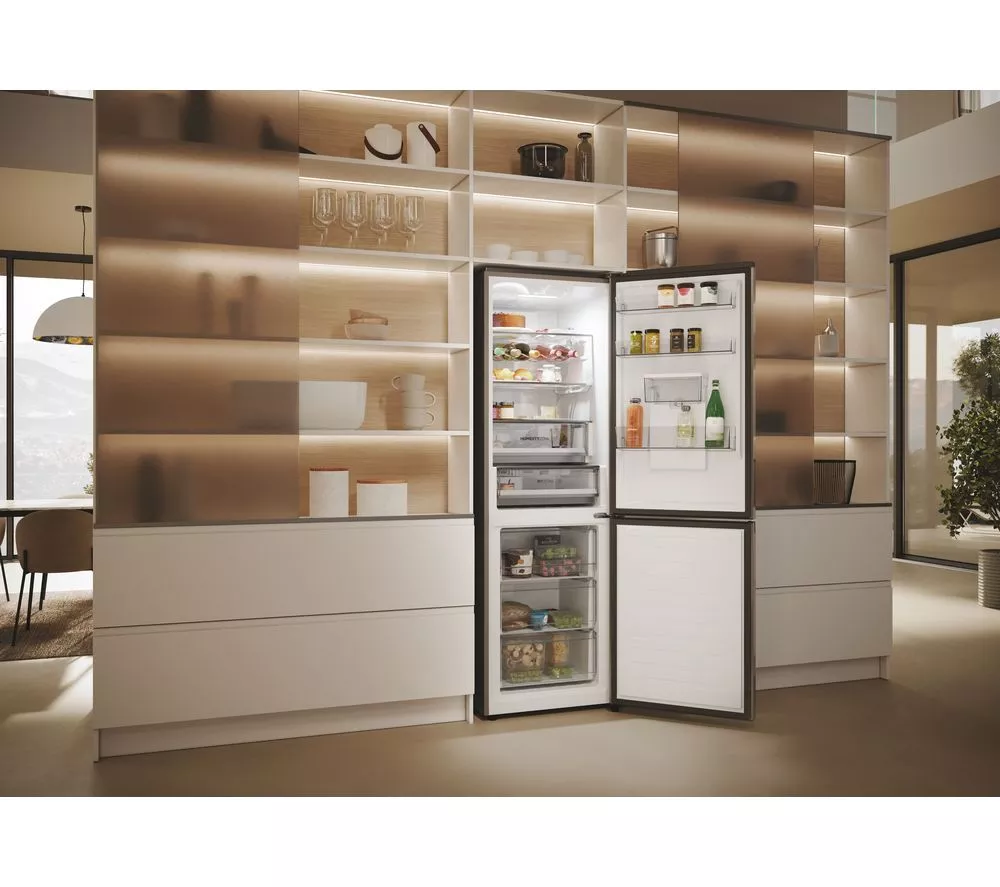 HAIER HDPW5618DWPK Smart 60 40 Fridge Freezer - Inox