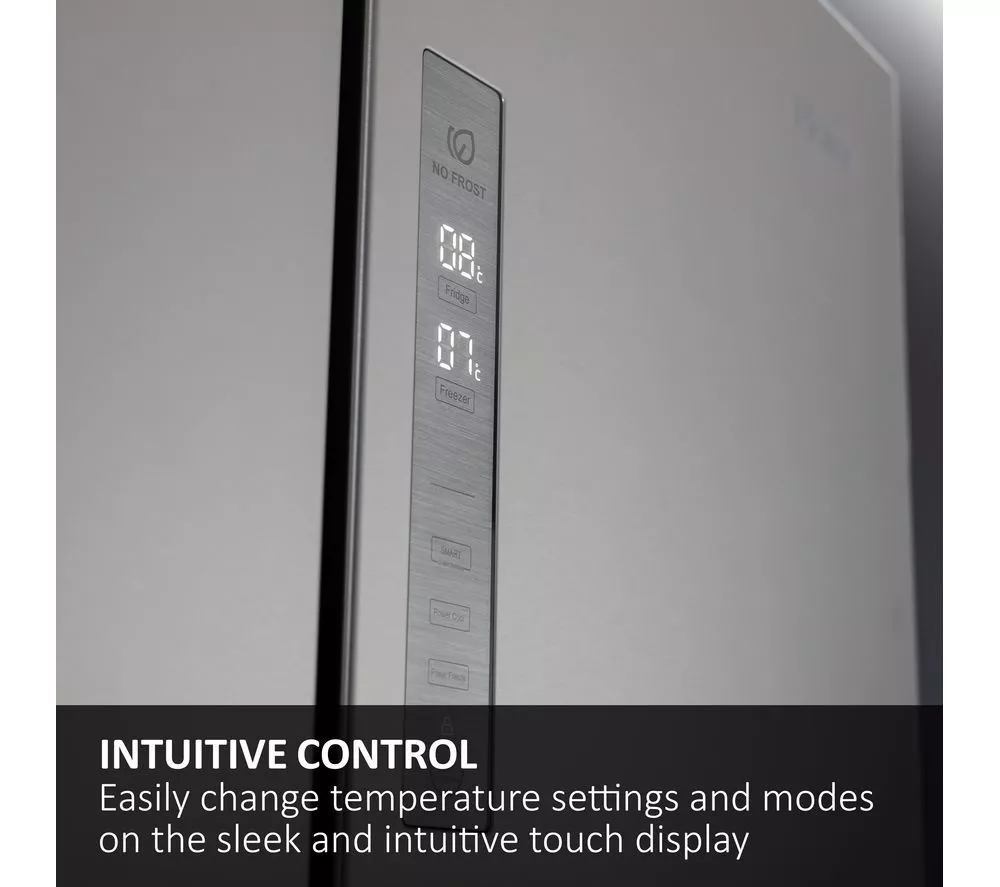 HAIER HDPW5618DWPK Smart 60 40 Fridge Freezer - Inox
