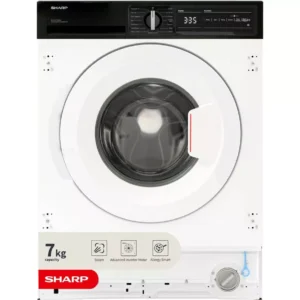 SHARP ES-NIH714BWA-EN Integrated 7 kg 1400 Spin Washing Machine - White