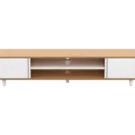 AVF Harbour FS2000HARLWW 2000 mm TV Stand - Light Wood & White