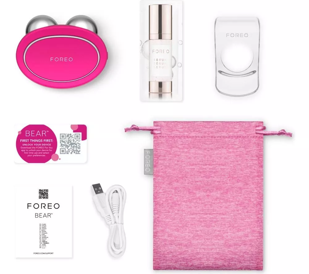 FOREO Bear Handheld Face Massager - Fuchsia