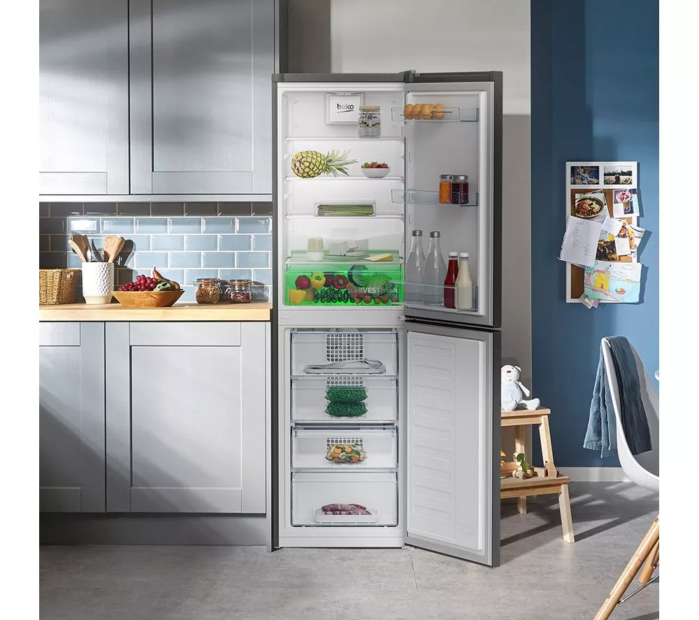 BEKO Pro HarvestFresh CNG4582VA 50/50 Fridge Freezer - Anthracite