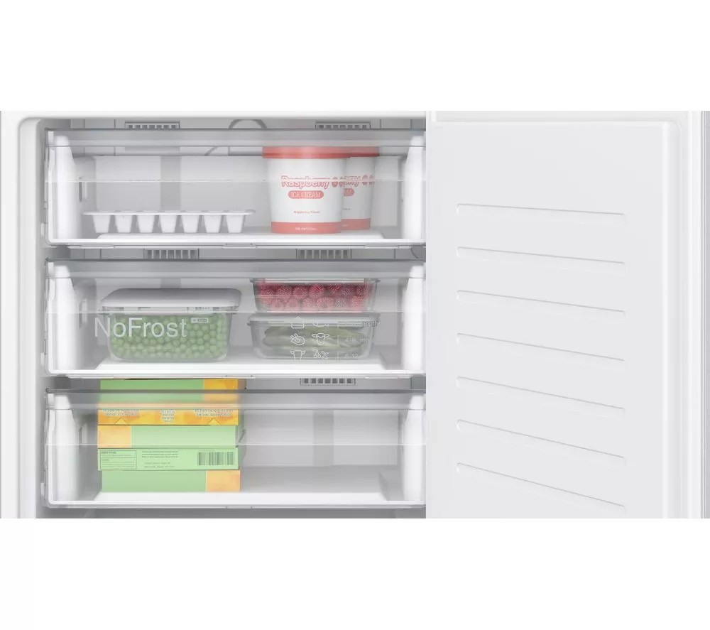 BOSCH Series 4 GUN21VFE0G Integrated Undercounter Freezer - Fixed Hinge