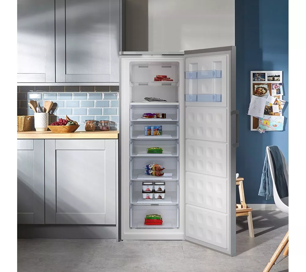 BEKO Pro FFEP5791PS Tall Freezer - Stainless Steel
