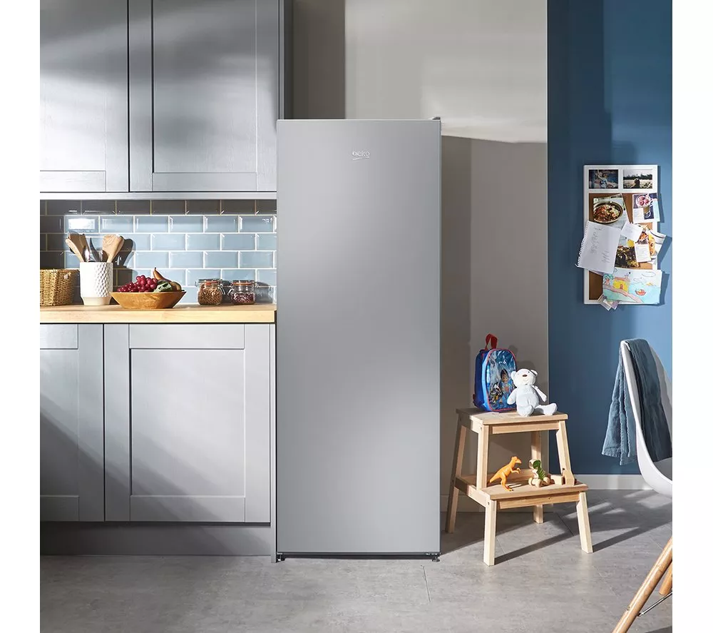 BEKO LSG4545S Tall Fridge - Matte Silver