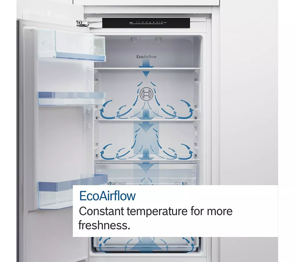 BOSCH Series 4 KUR21VFE0G Integrated Undercounter Fridge - Fixed Hinge