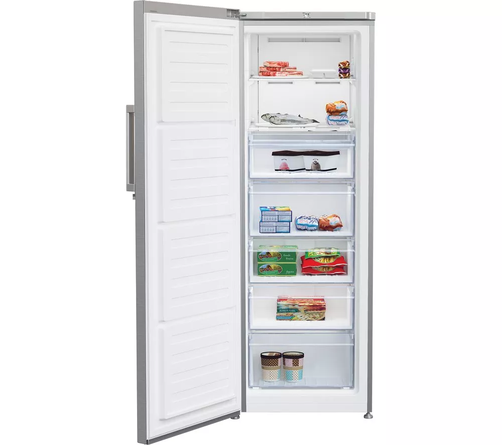 BEKO Pro FFP4671PS Tall Freezer - Stainless Steel