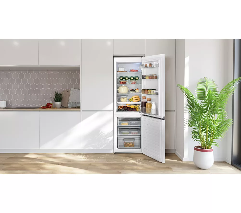SHARP SJ-BB04DTXWE2-EN 60/40 Fridge Freezer - White