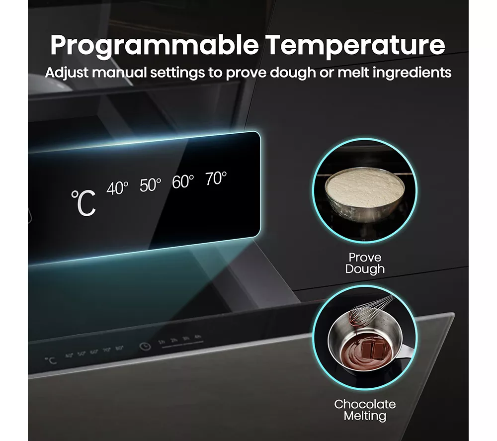 HISENSE BlackLine WDH14BG Warming Drawer - Black