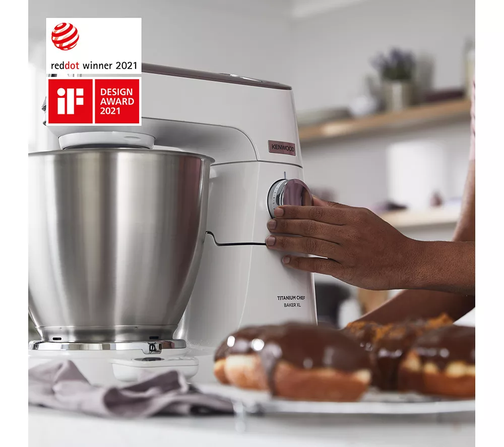 KENWOOD Titanium Chef Baker XL KVL65.001WH Stand Mixer - White