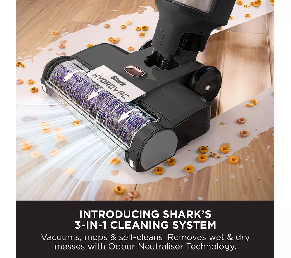 SHARK HydroVac WD210UK Cordless Hard Floor Cleaner – Grey