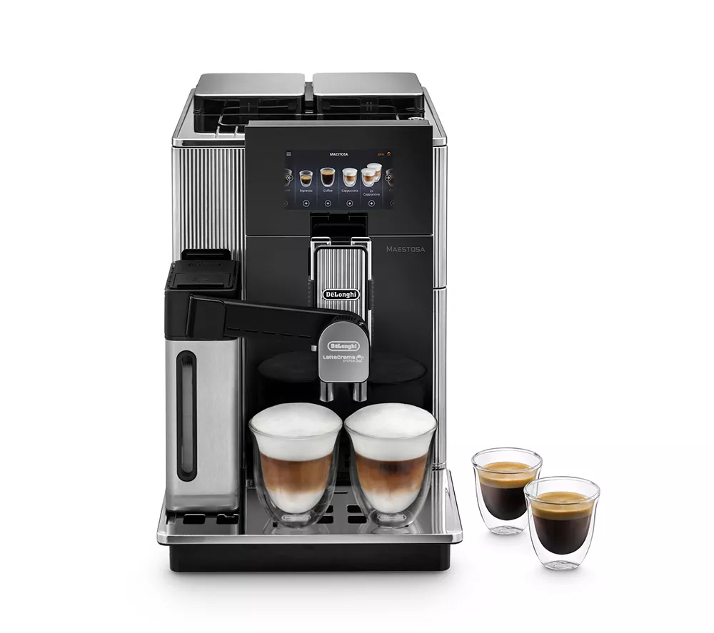 DELONGHI Maestosa Automatic EPAM960.75GLM Smart Bean to Cup Coffee Machine - Metal Black