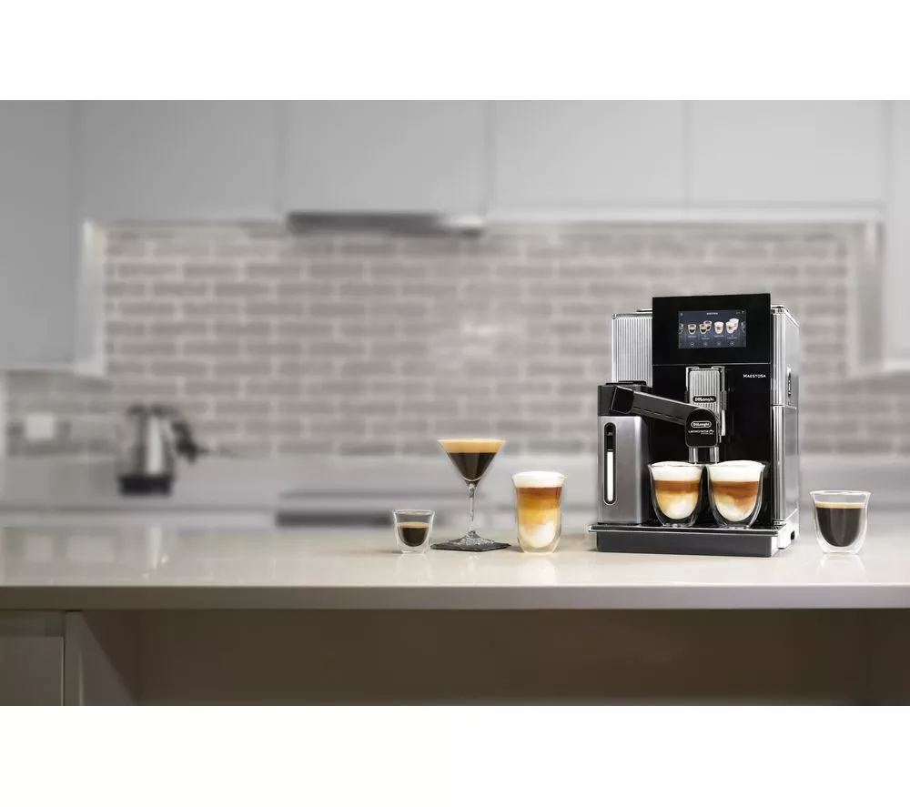 DELONGHI Maestosa Automatic EPAM960.75GLM Smart Bean to Cup Coffee Machine - Metal Black